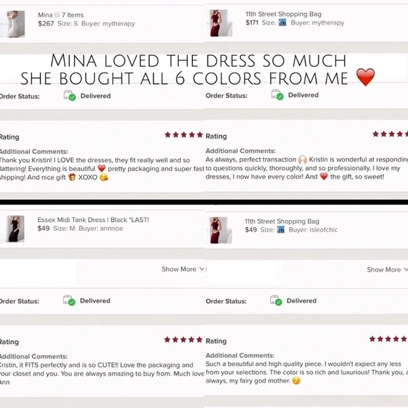 New Ivory White Midi Dress - Picture 8 of 8